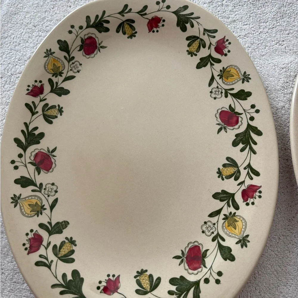 Staffordshire old granite‎ England platter.